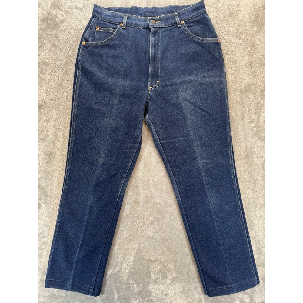 Lee Riders Mom Jeans Cowgirl High Rise Tapered Leg‎ Made In USA Vintage Sz 18